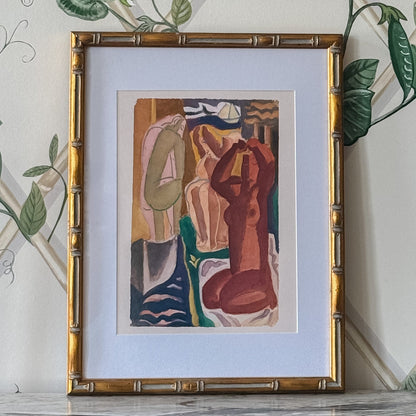 Two Bathing Women, Framed Print - OAKSTREET SHOPPE