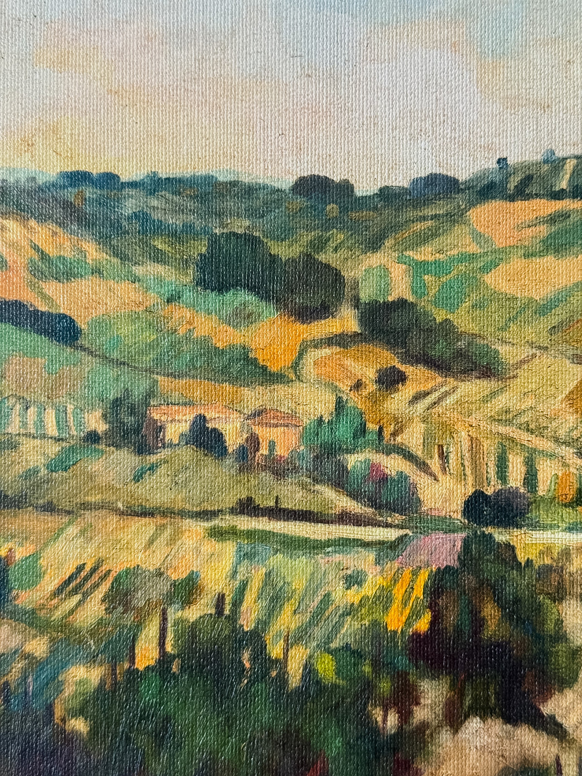 Barolo Valley Landscape, Board Print