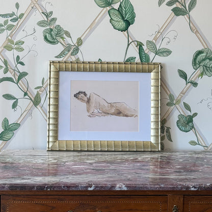 Reclined Nude, Framed Print