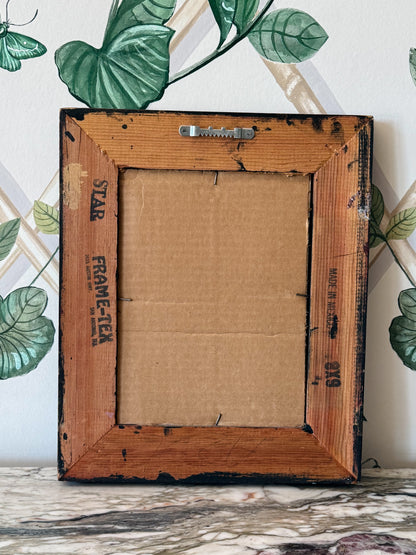 Vintage Framed Cat Print
