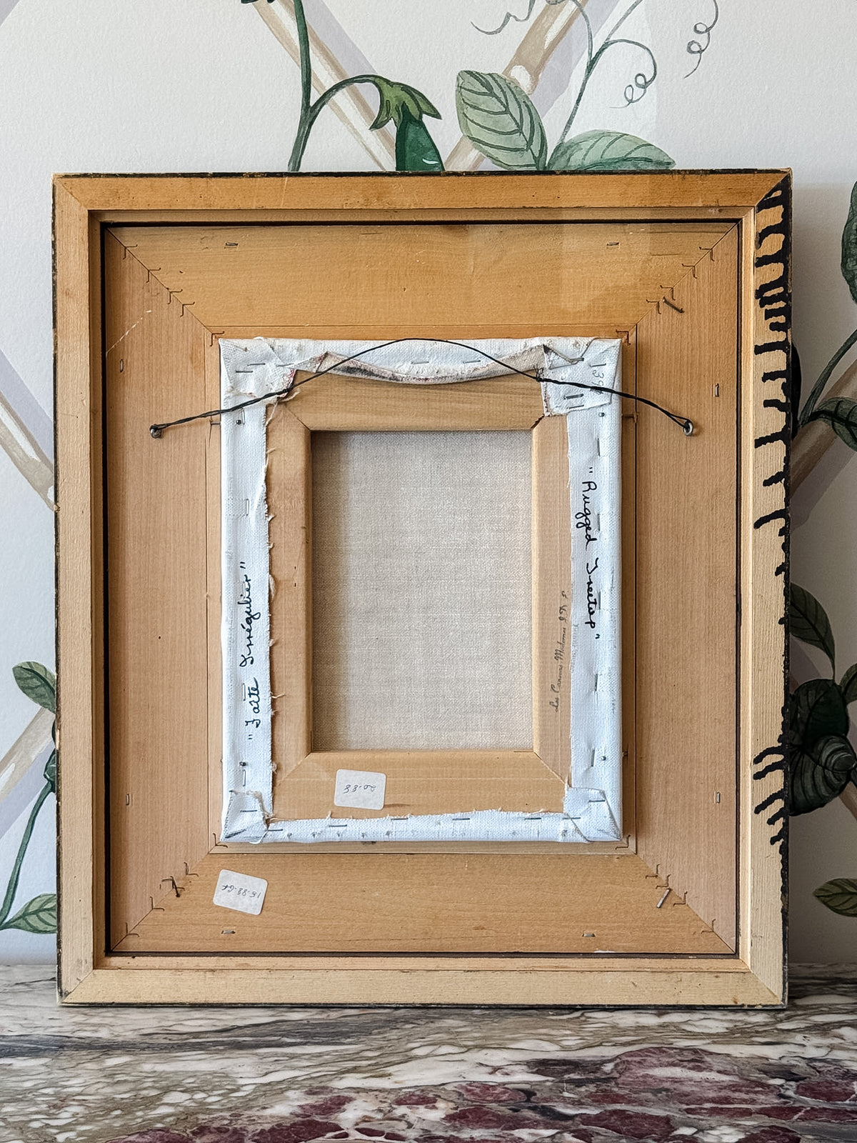 Framed scraggly Tree original Painting