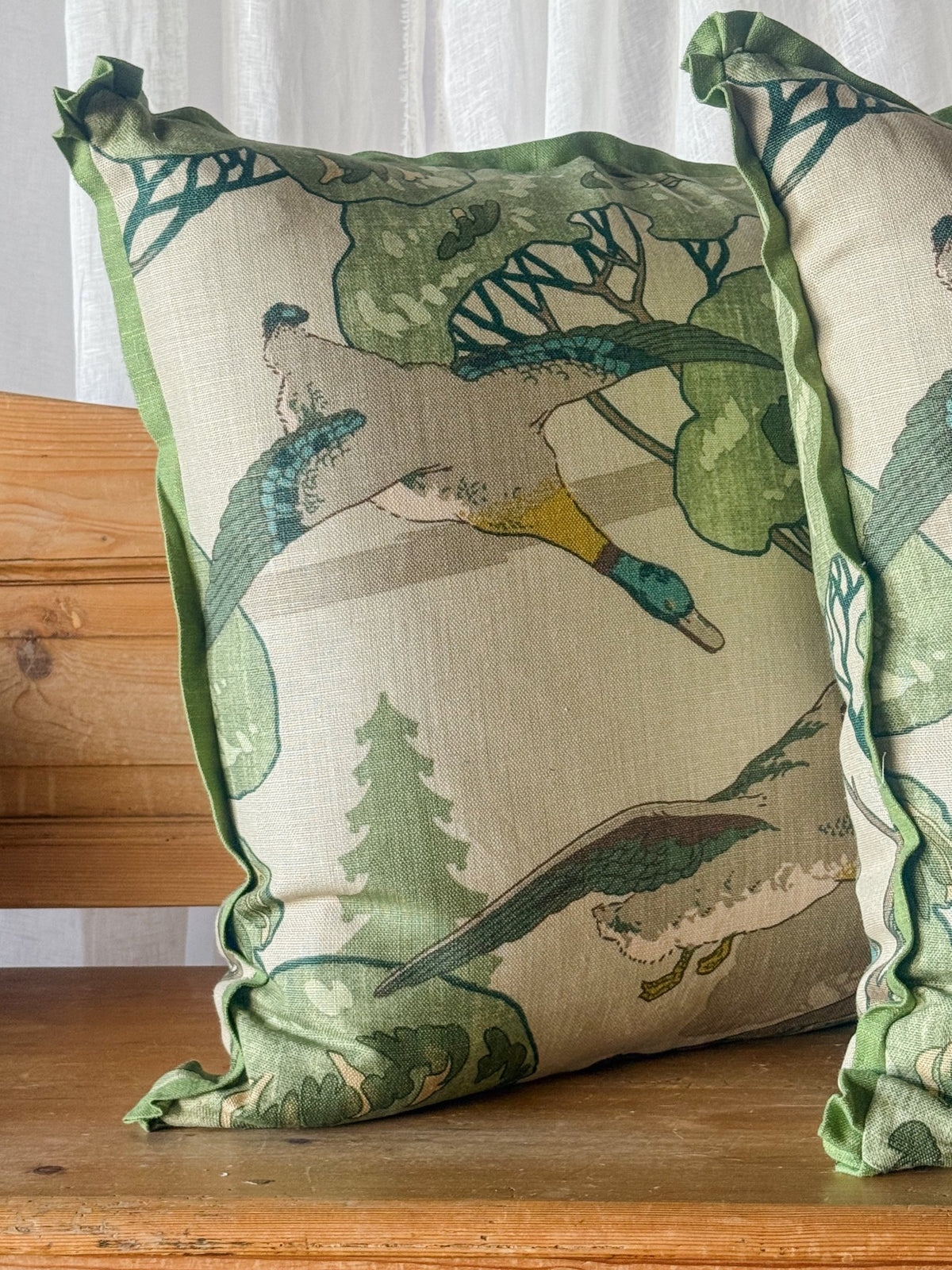 Grand Flying Ducks Pillow 24x24 - OAKSTREET SHOPPE