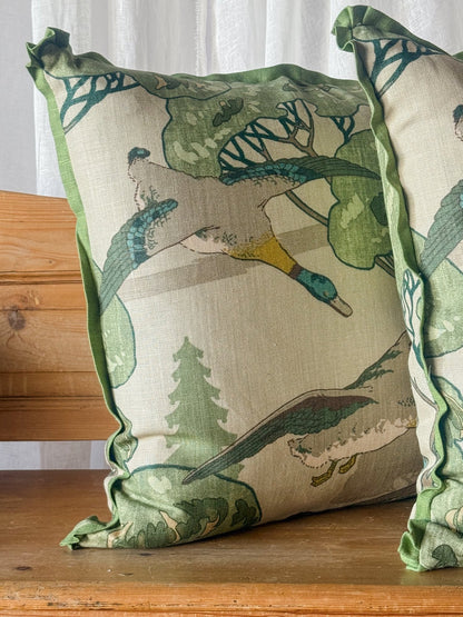 Grand Flying Ducks Pillow 24x24 - OAKSTREET SHOPPE