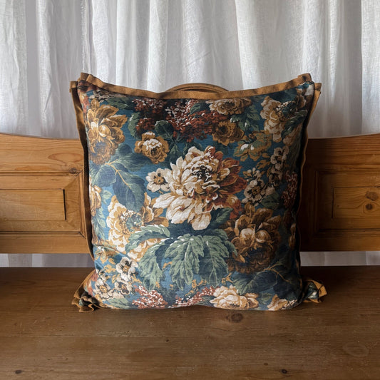 Josephine Peacock Pillow 22x22 - OAKSTREET SHOPPE