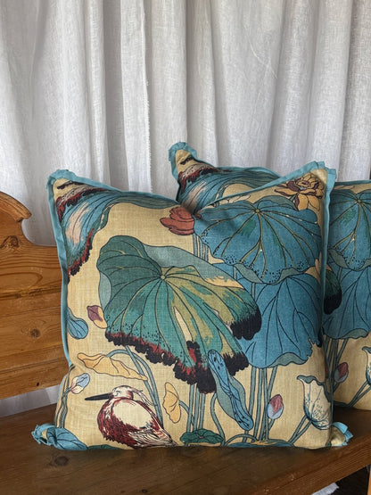Baker Nympheus Straw Pillow 24x24 - OAKSTREET SHOPPE