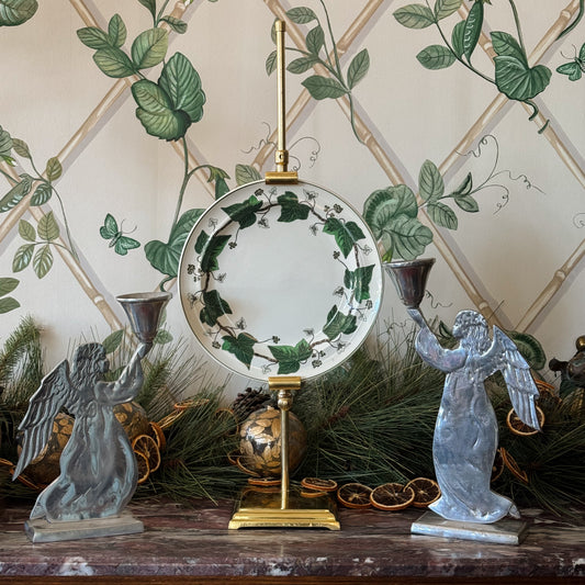 Christmas Angels Candle Holder Pair