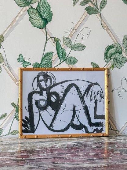 Queen, Framed Hayley Mitchell Print - OAKSTREET SHOPPE