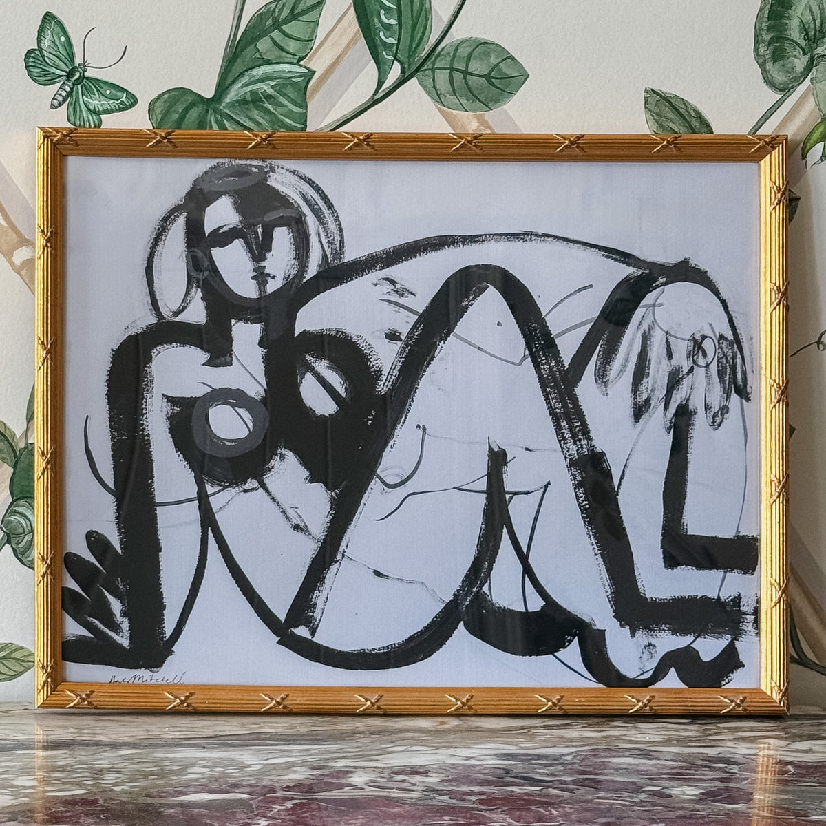Queen, Framed Hayley Mitchell Print - OAKSTREET SHOPPE
