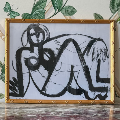 Queen, Framed Hayley Mitchell Print - OAKSTREET SHOPPE