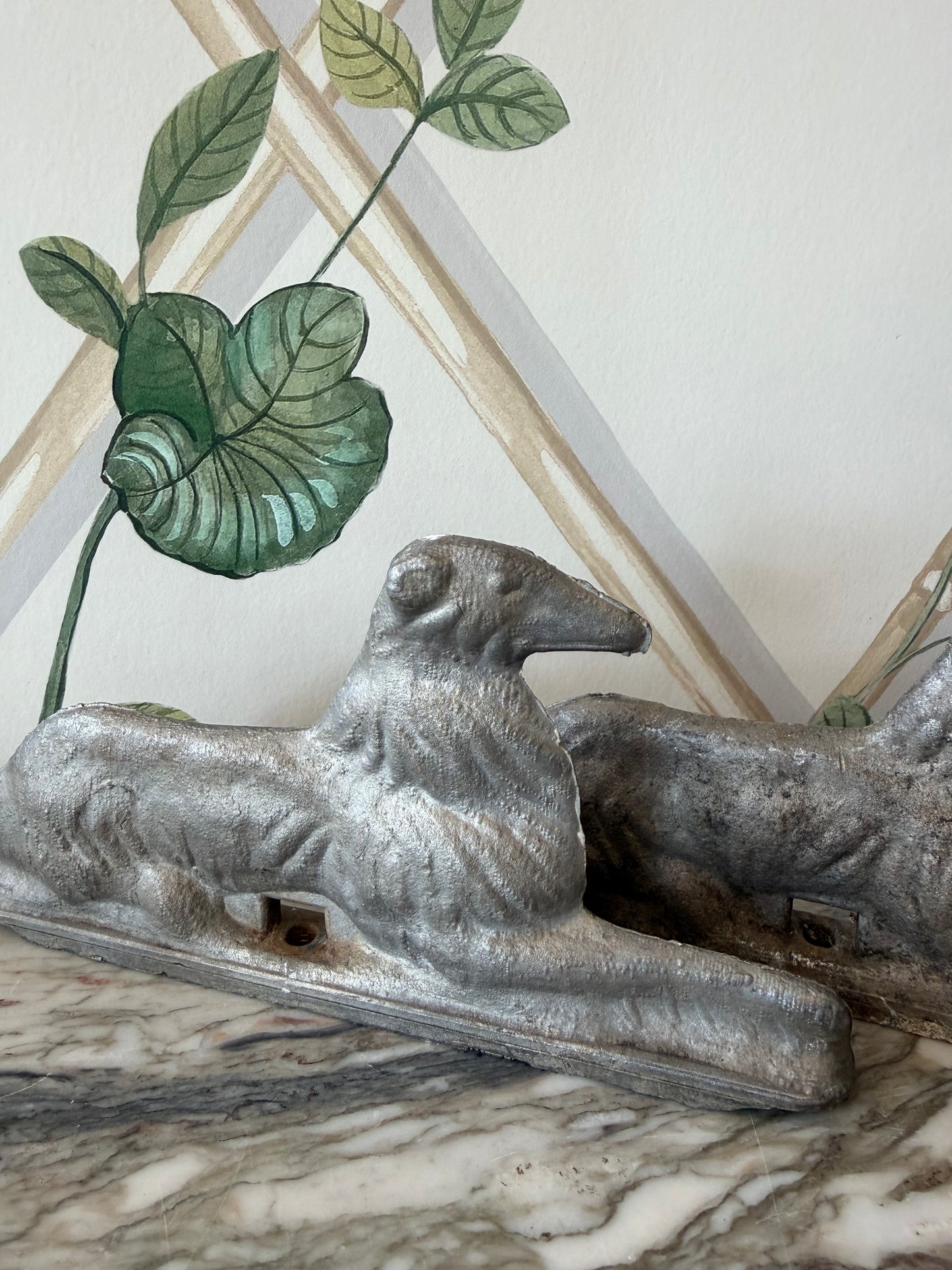 Vintage Aluminum Dog