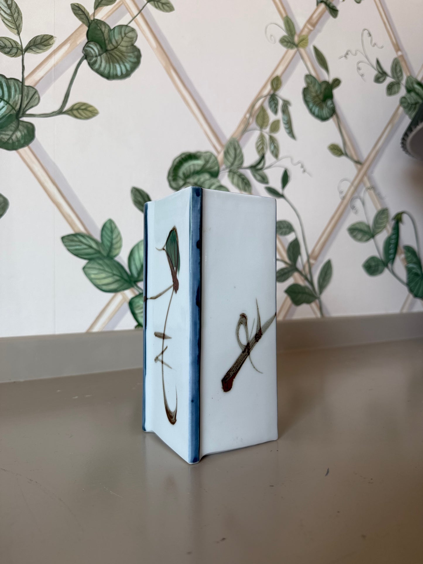 Square Japanese Vase