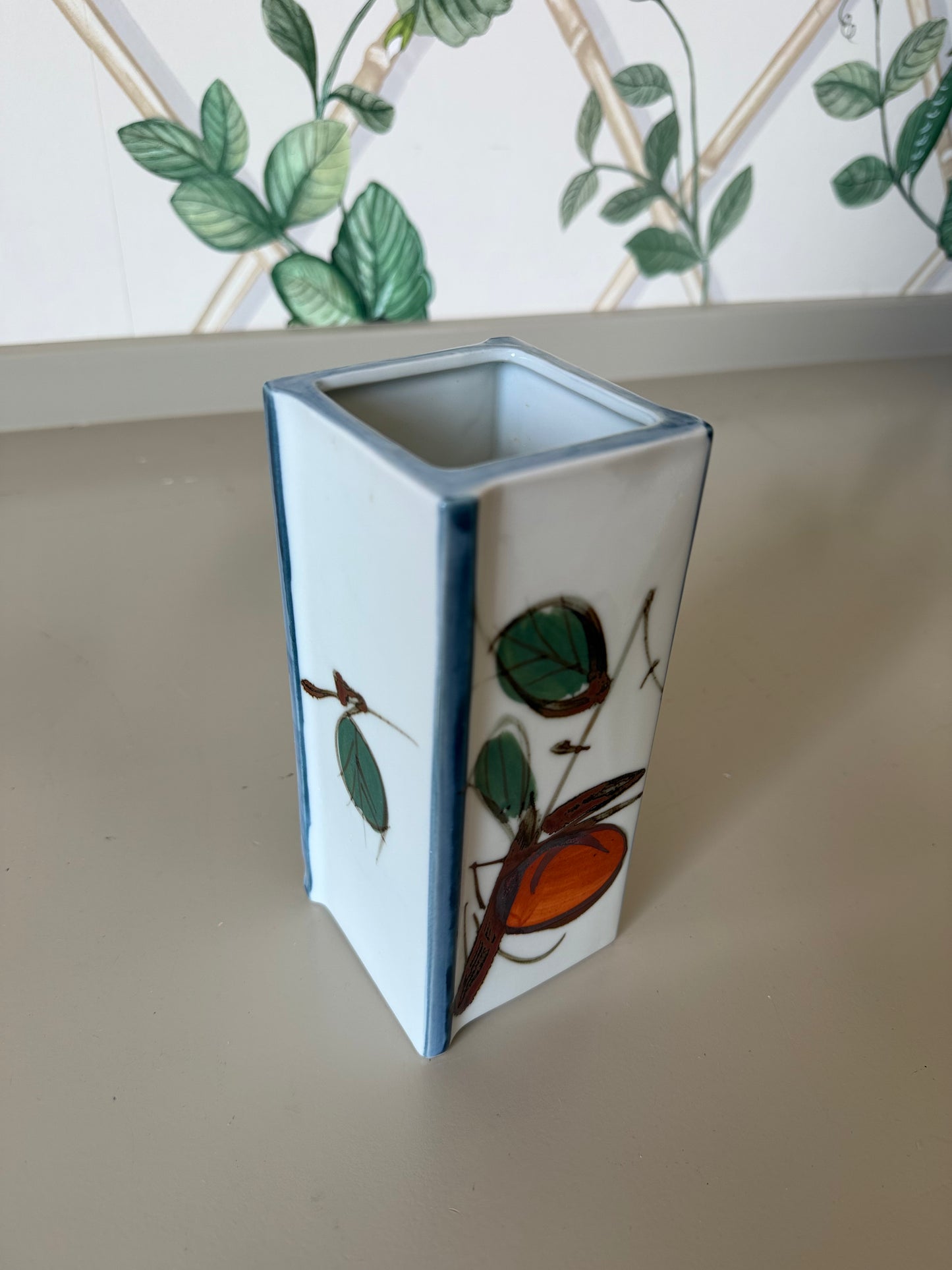 Square Japanese Vase