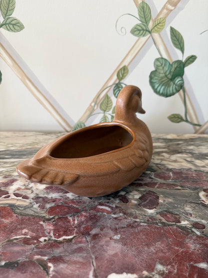 Terracotta Duck Vase