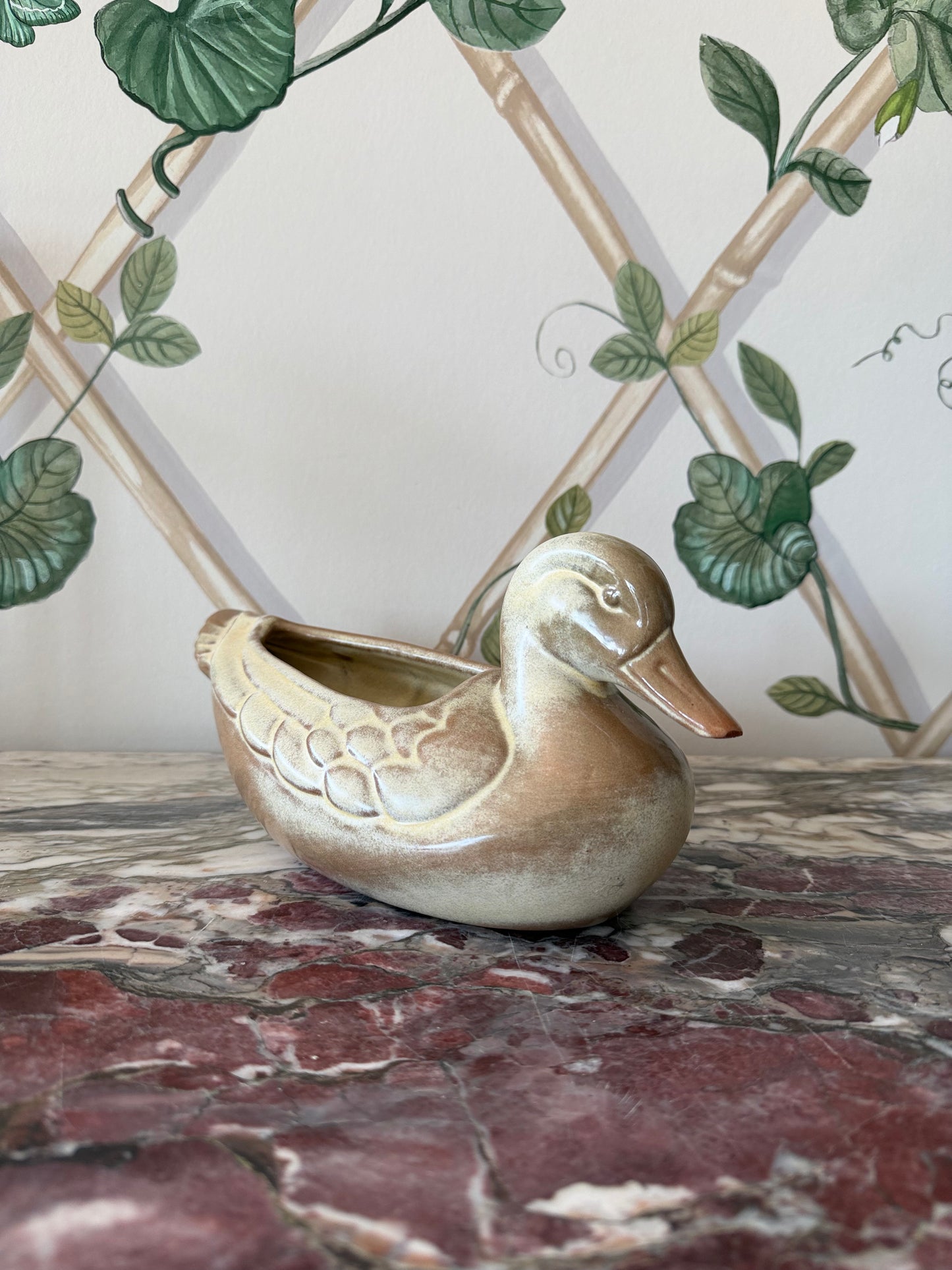Glossy Duck Vase