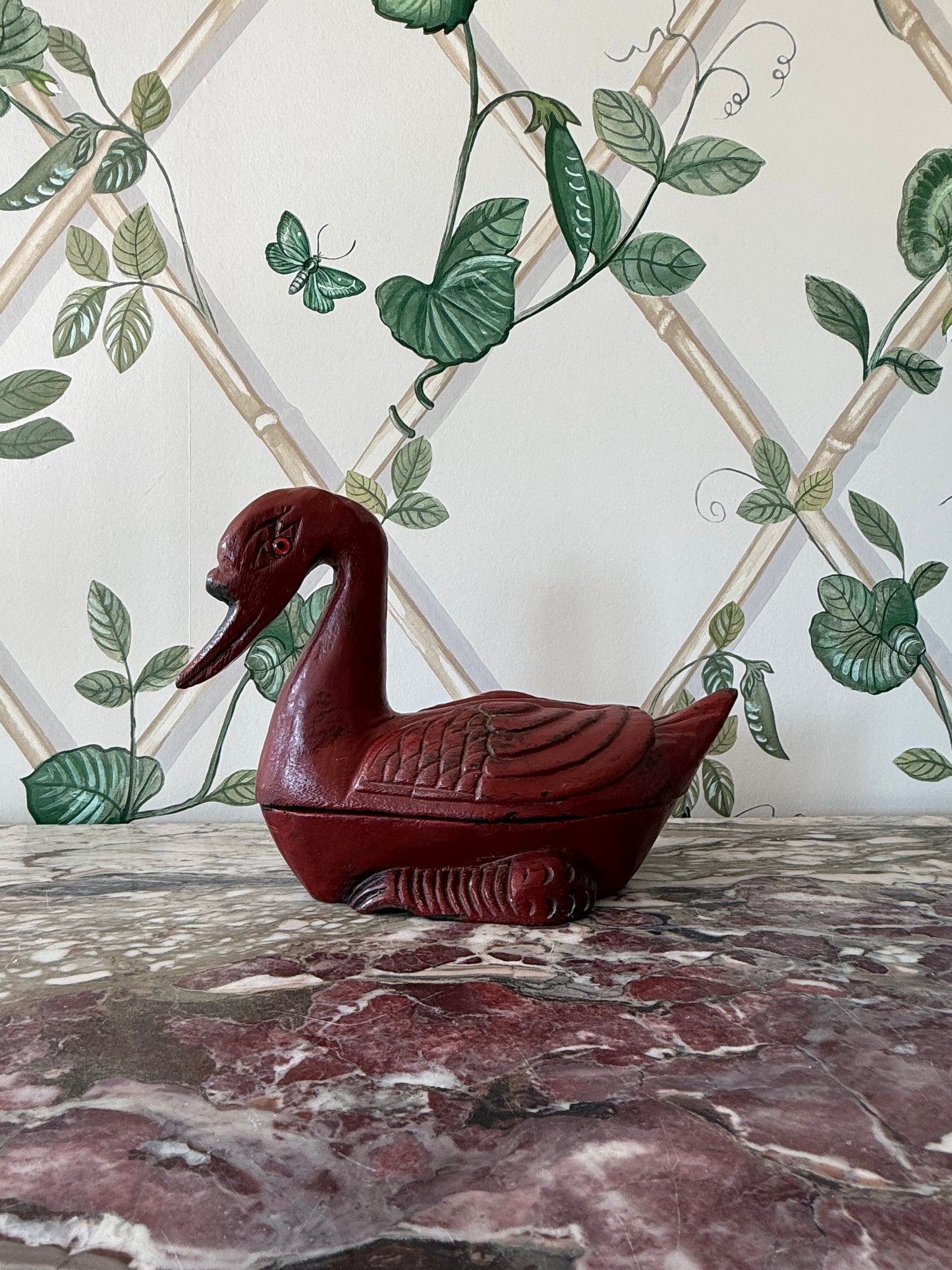 Red Mandarin Wood Duck Box