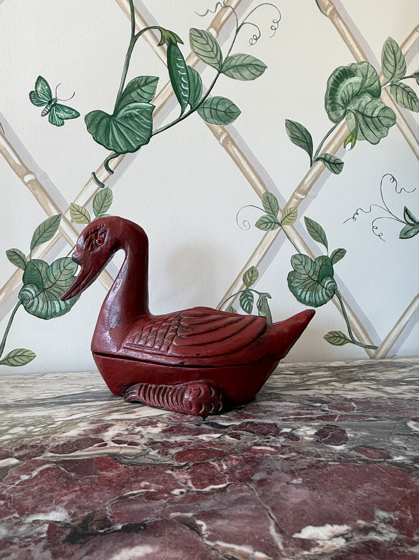 Red Mandarin Wood Duck Box