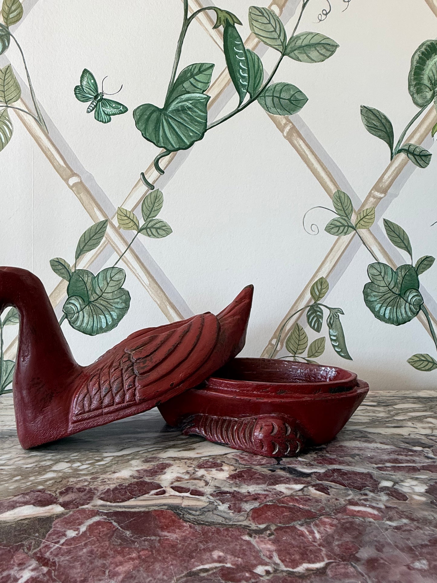 Red Mandarin Wood Duck Box