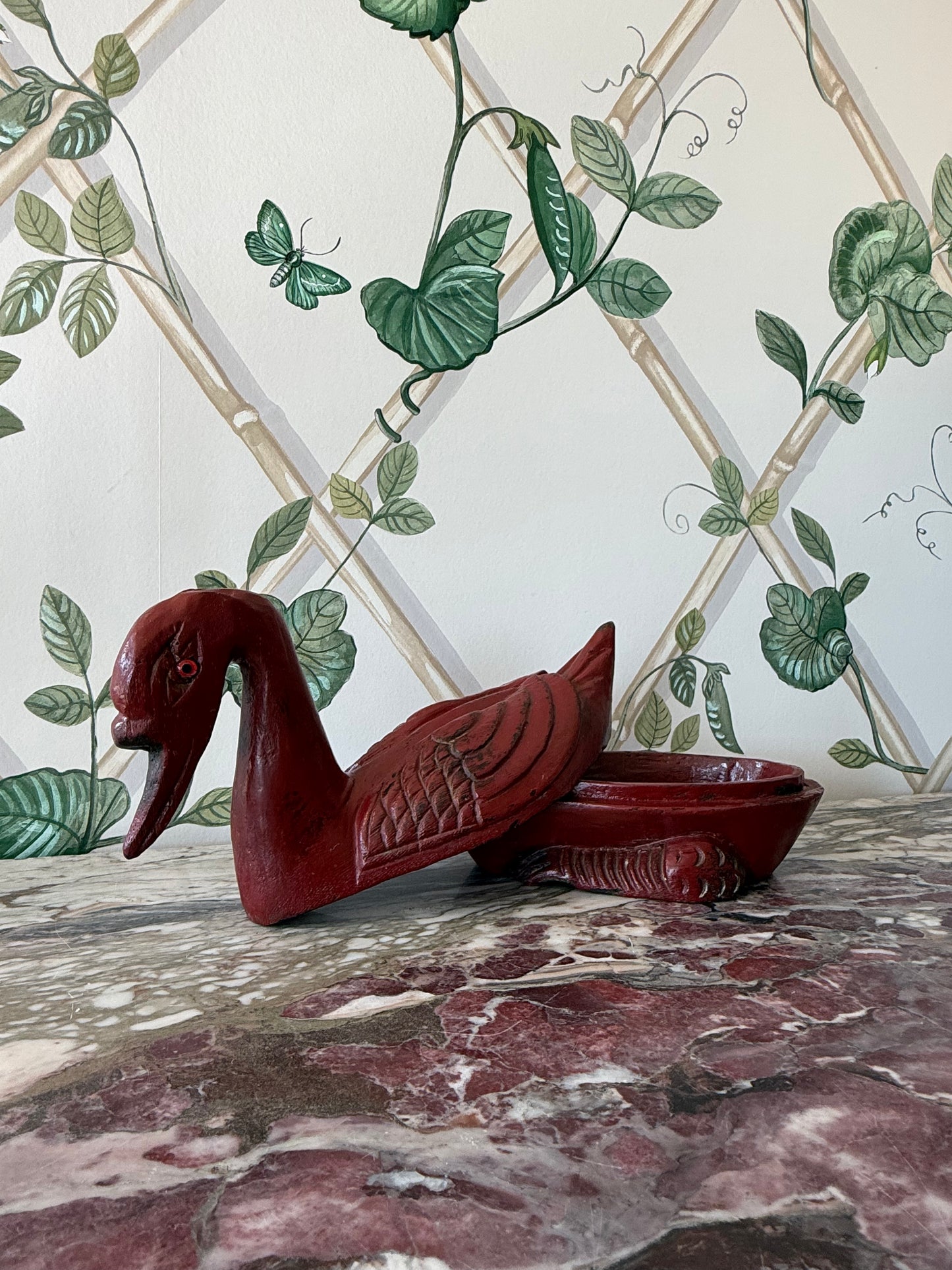 Red Mandarin Wood Duck Box