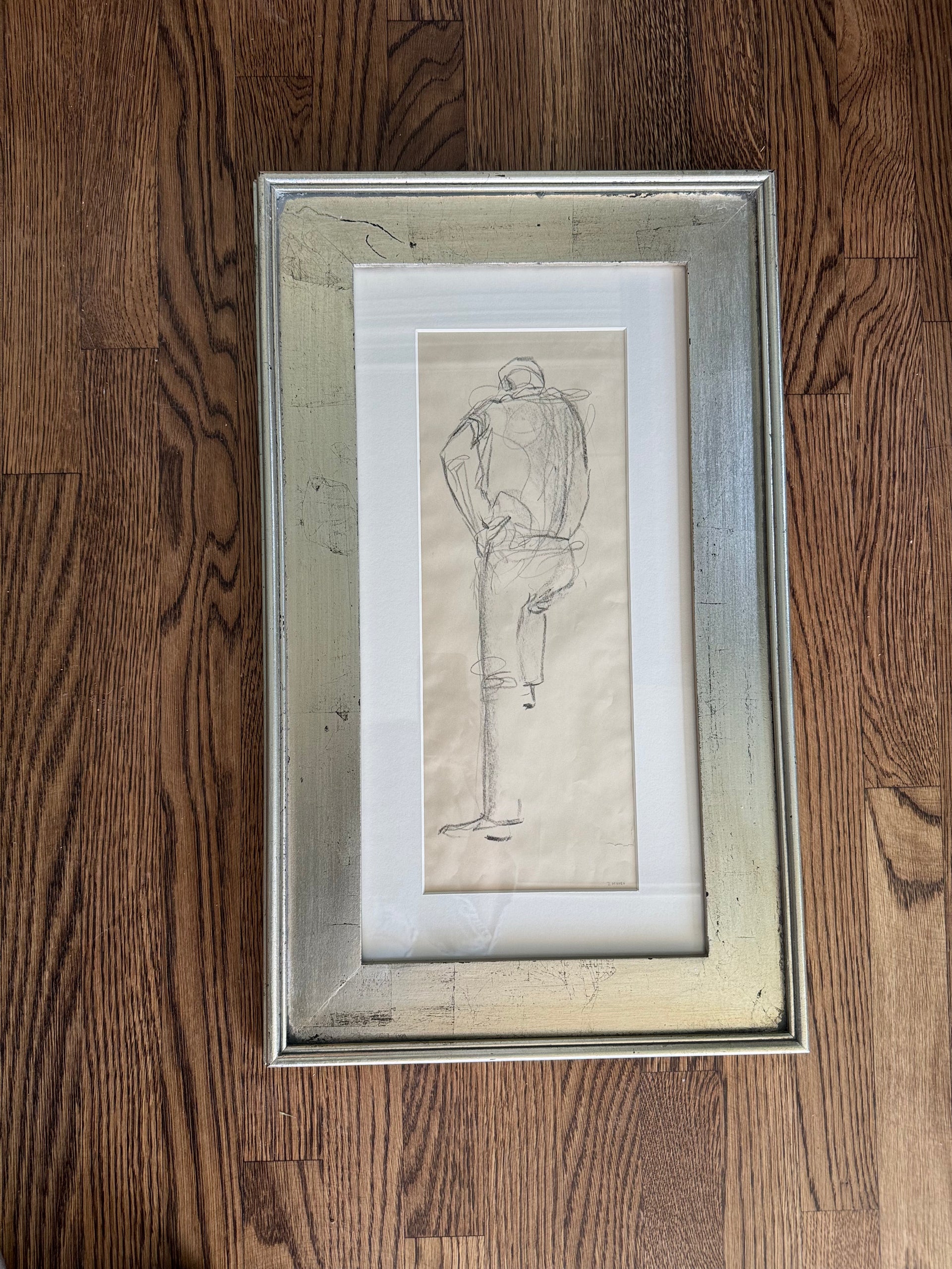 【COVERNAT】Sketch Man to Man Man Sketch in Silver Frame – OAKSTREET