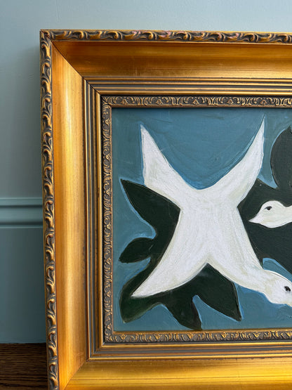 Framed Two Birds, Original