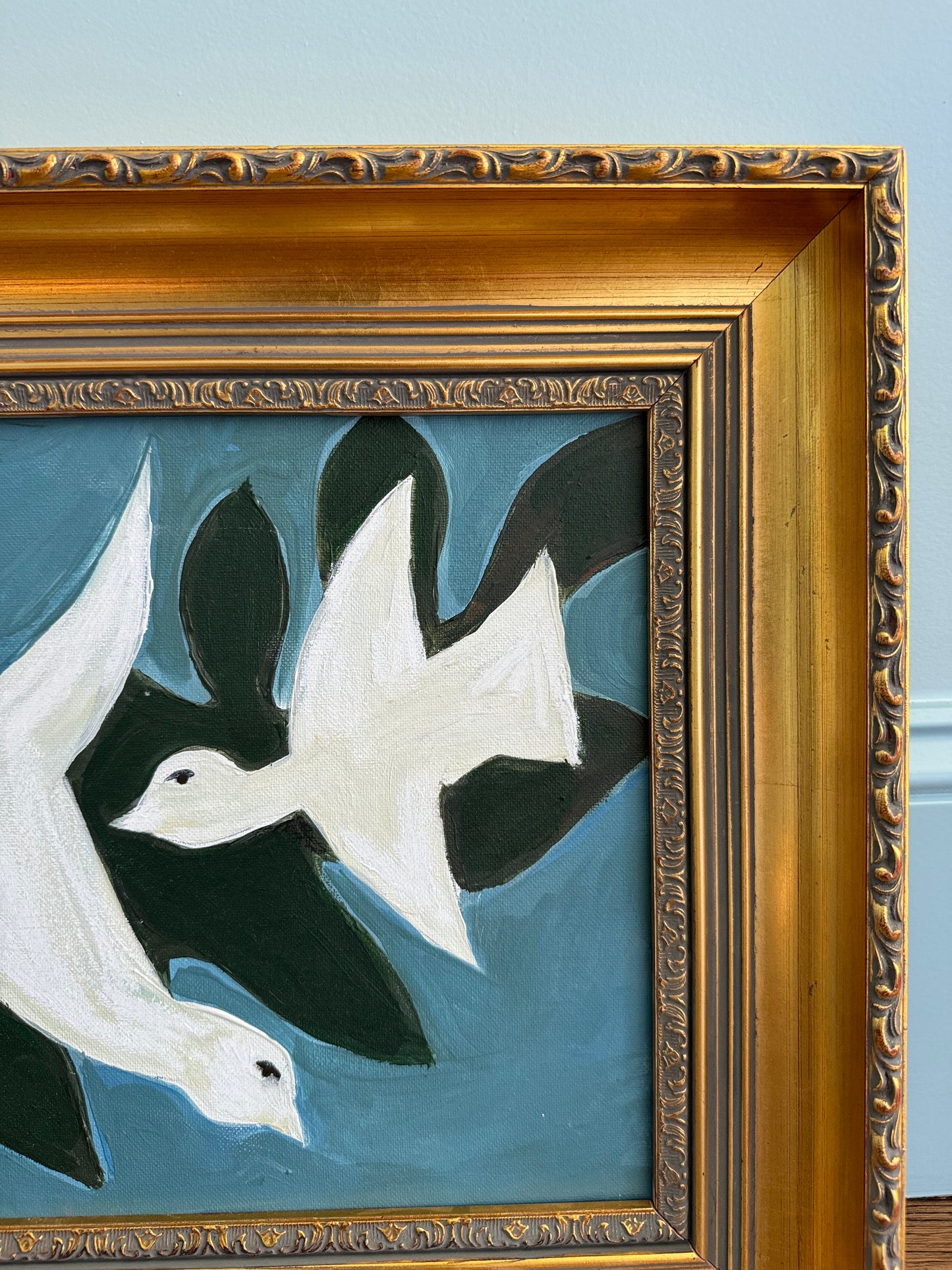 Framed Two Birds, Original