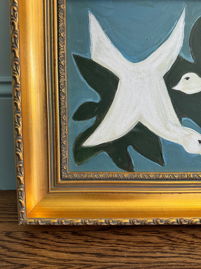 Framed Two Birds, Original