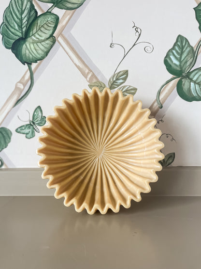 Pleated Resin Bowl
