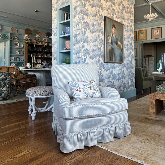 Skirted Arm Chair - Custom Upholstery Collection