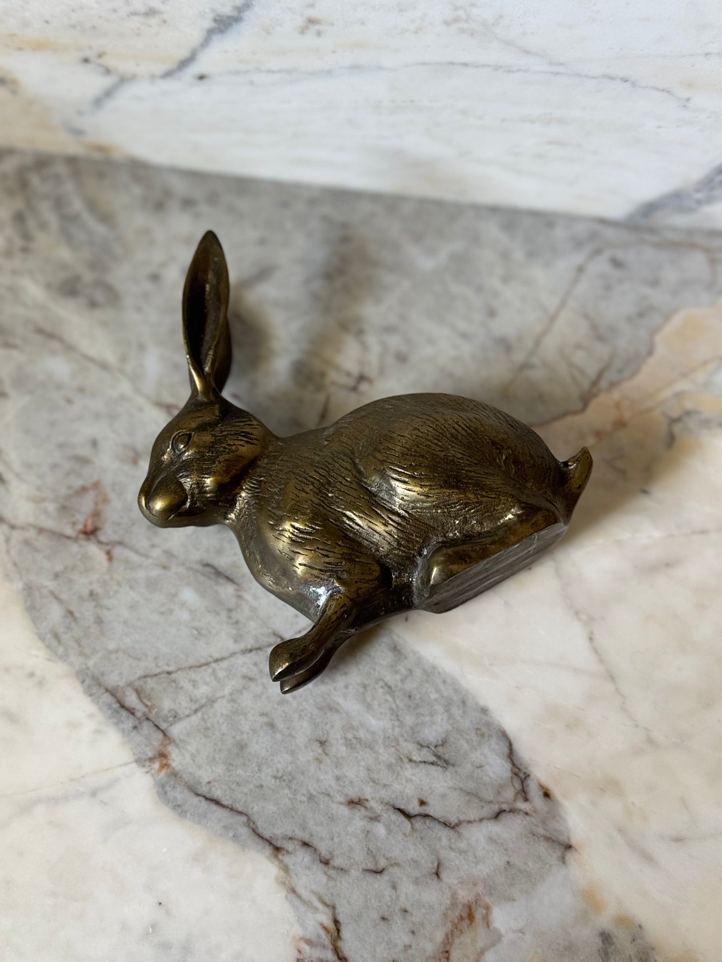 Brass Bunny Figurine