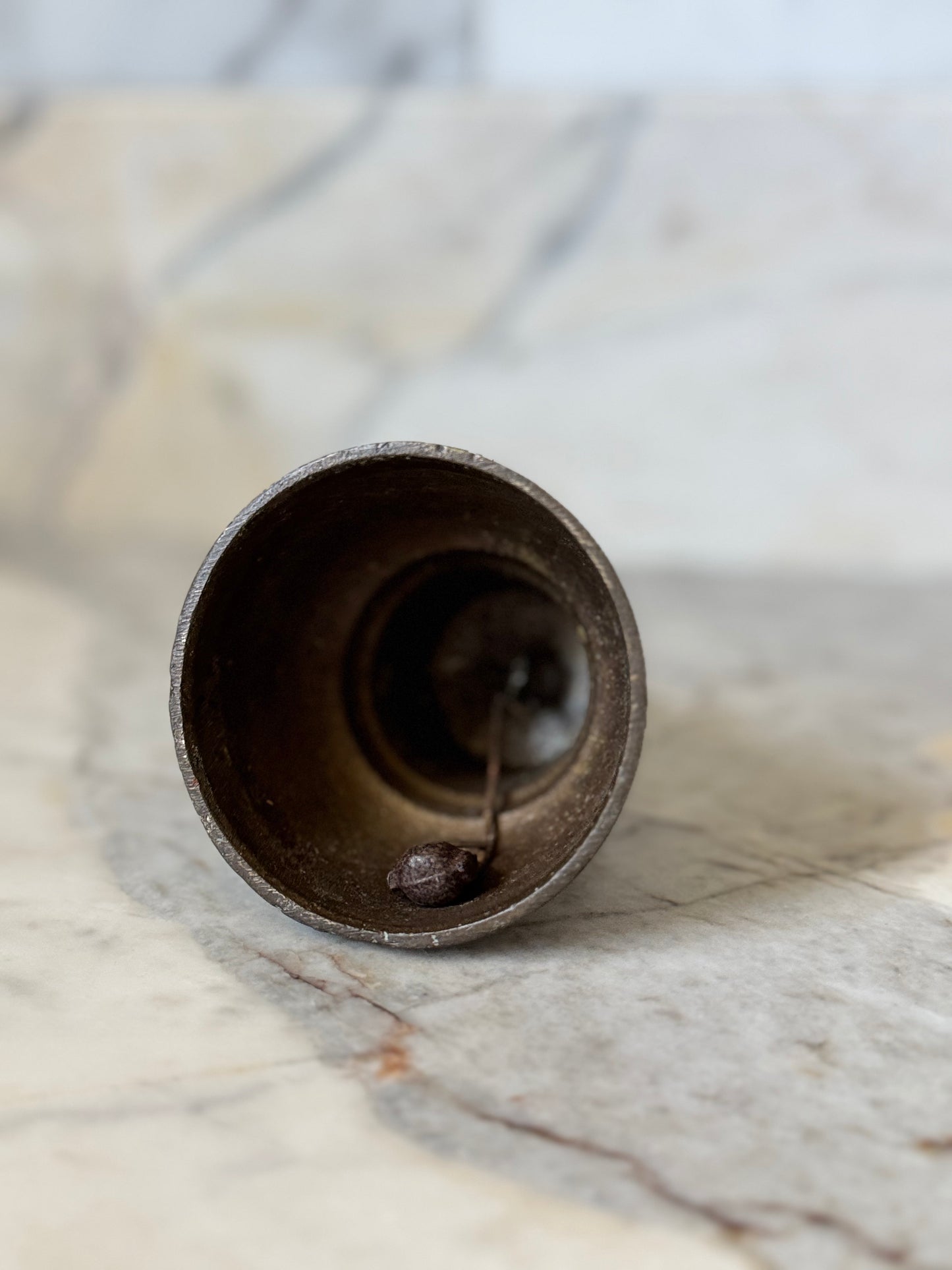 Brass and Red Etched Bell