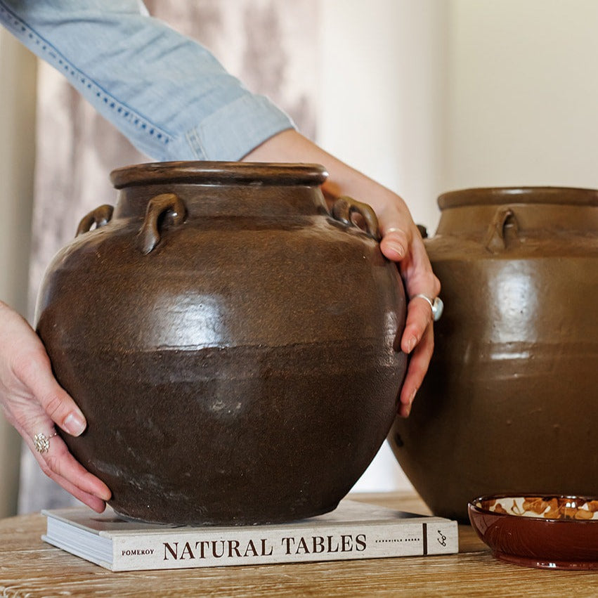 Brown Vintage Pot