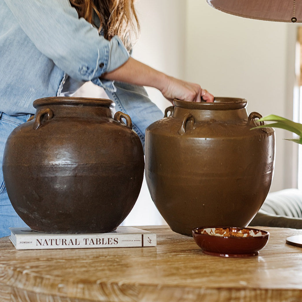 Brown Vintage Pot