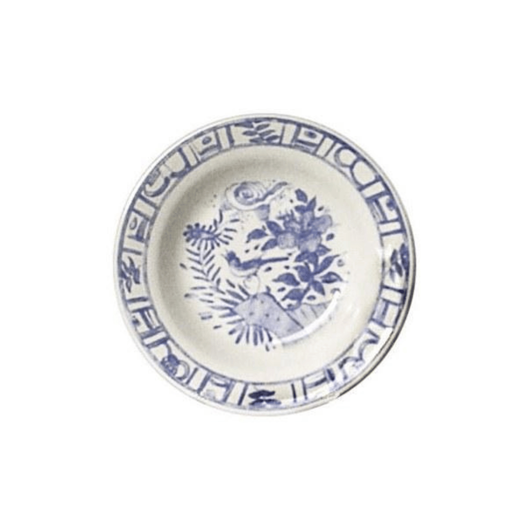 Oiseau Blue and White Place Setting