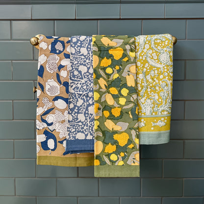 Meadows Bleu Tea Towel