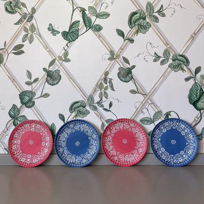 Americana Melamine Plates, Set of 4