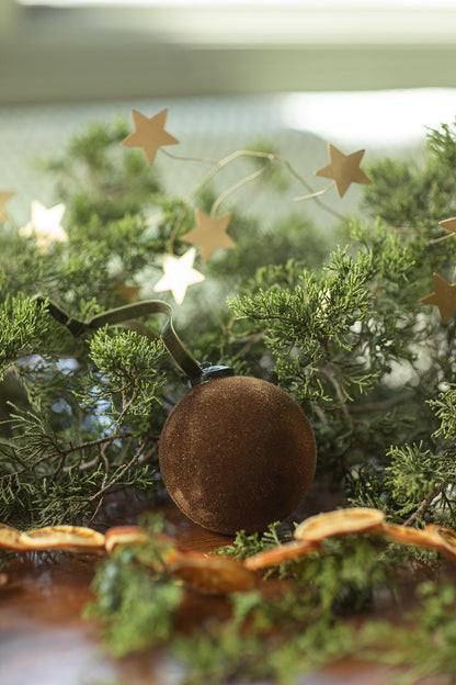 Velvet Ball Ornament