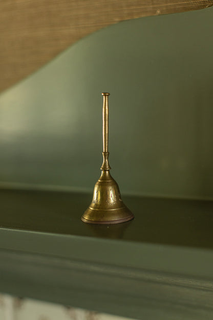 Mini Brass Bell with Etching
