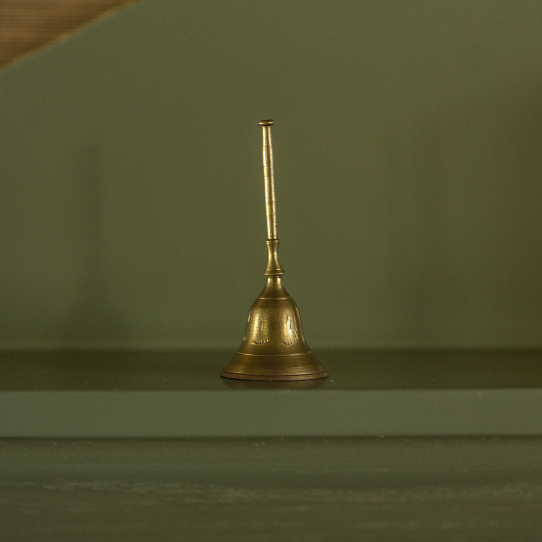 Mini Brass Bell with Etching