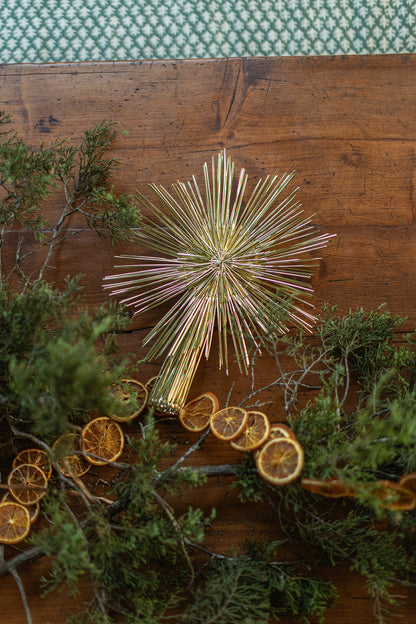 Star Straw Tree Topper