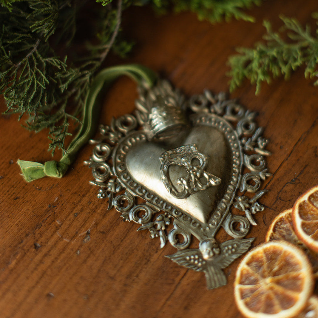 Metal Heart Ornament