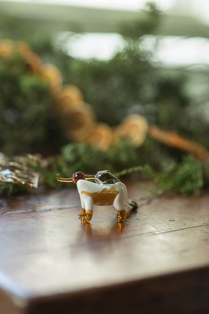 Longhorn, Blown Glass Ornament