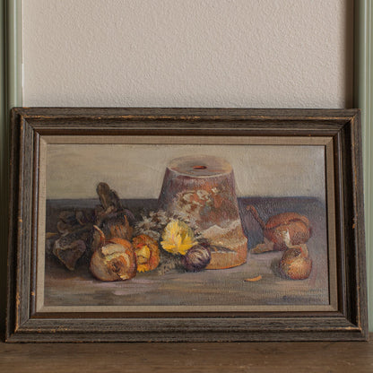 Vintage Still Life Oil Painting