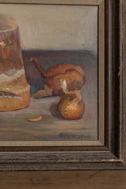 Vintage Still Life Oil Painting