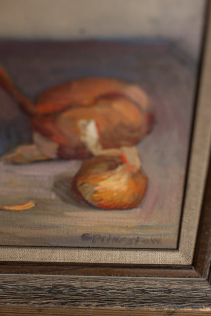 Vintage Still Life Oil Painting