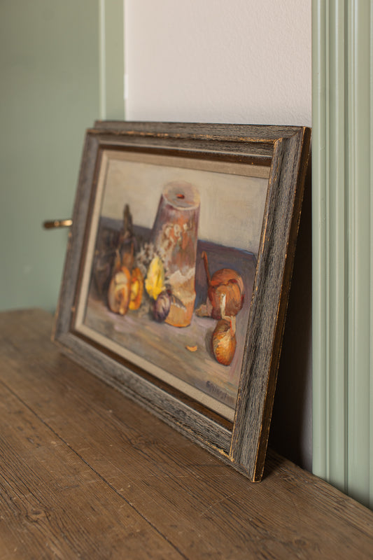 Vintage Still Life Oil Painting