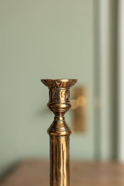 Vintage Brass Candlestick, Pair