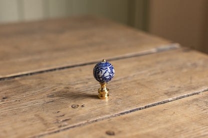 Blue and White Porcelain Finial