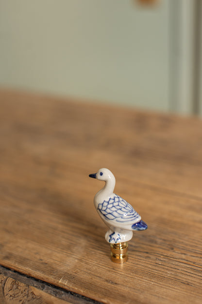 Porcelain Goose Finial