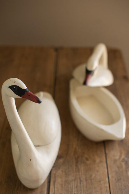 Swan Boxes, Set of 2