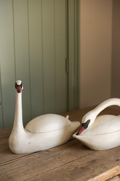 Swan Boxes, Set of 2